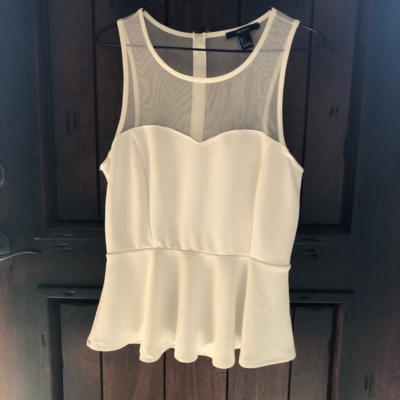 Forever 21 Tops - Forever 21 Elegant ivory top size L